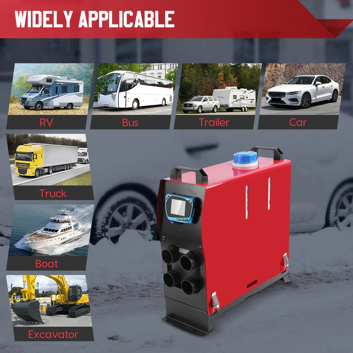 Diesel Air heating system With Controller - Image 3