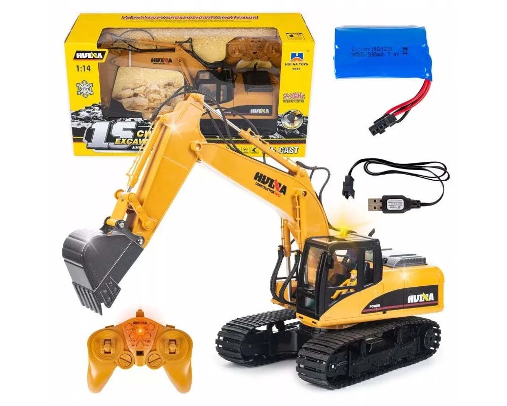 Digger Excavator Juniors Riding Toys Ride-On Car Toy Truck Toddler - Image 8