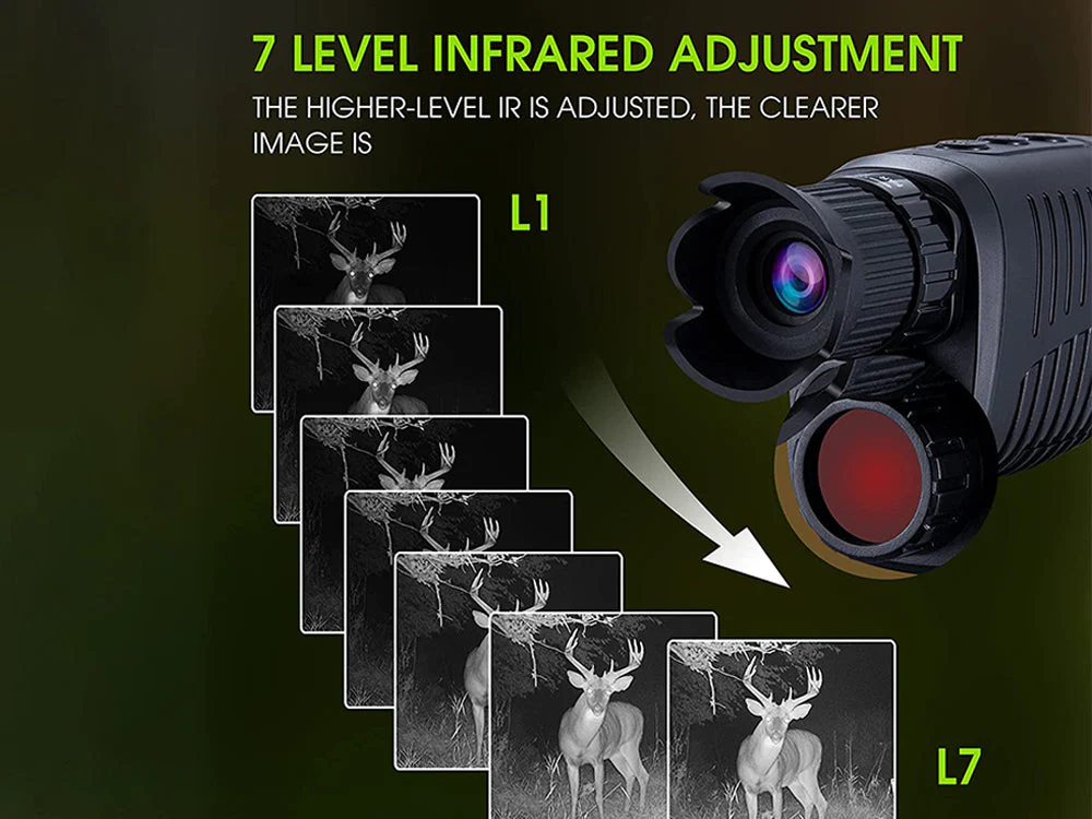 Digital Night Vision Monocular for 100% Darkness - Image 4