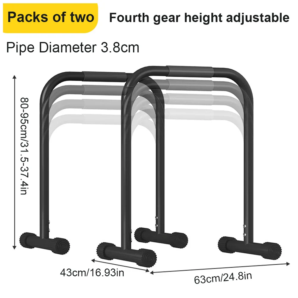 Dip Bars Dip Stands Training Station (Pair) - Image 2