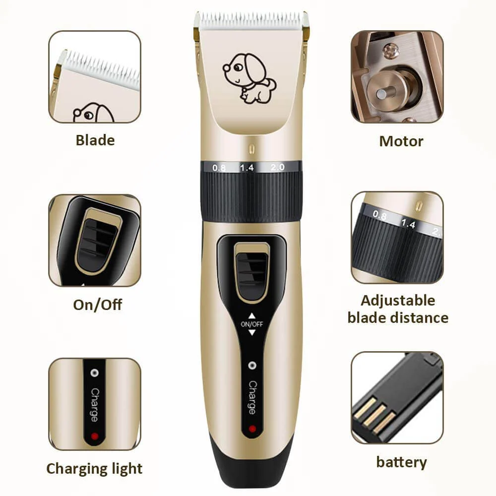 Dog Clippers with Comb Guides Scissors Nail Kits - Image 2
