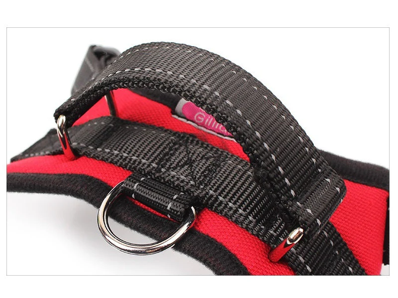 Dog Harness Set Pet Adjustable Chest Strap Walking Collar Vest - Image 2