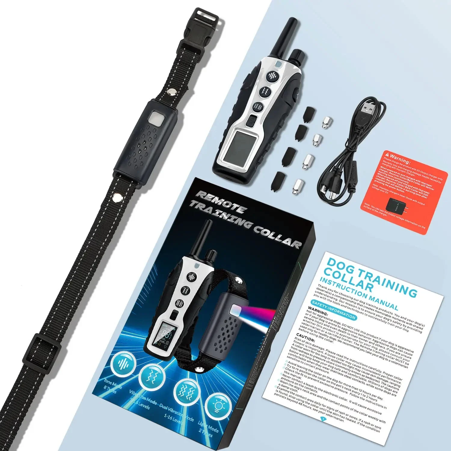 Dog Training Collar Rechargeable Waterproof - Image 3