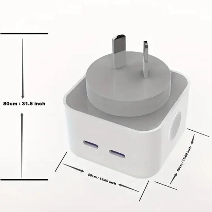 Double Type C Power Adapter Wall Plug (NZ / AUS) - Image 5