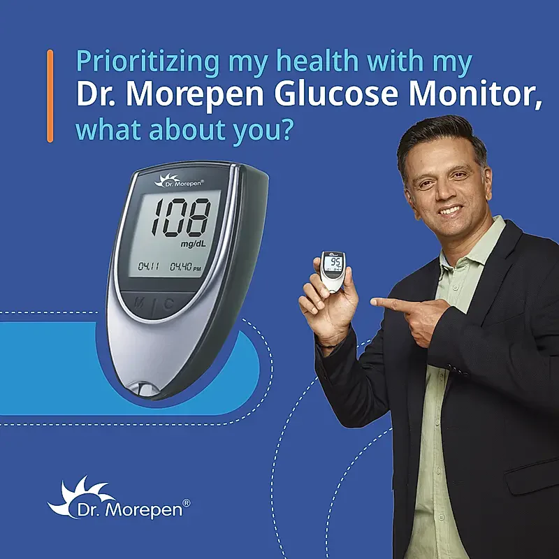 Dr. Morepen Blood Glucose Meter with 50 Strips - Image 7