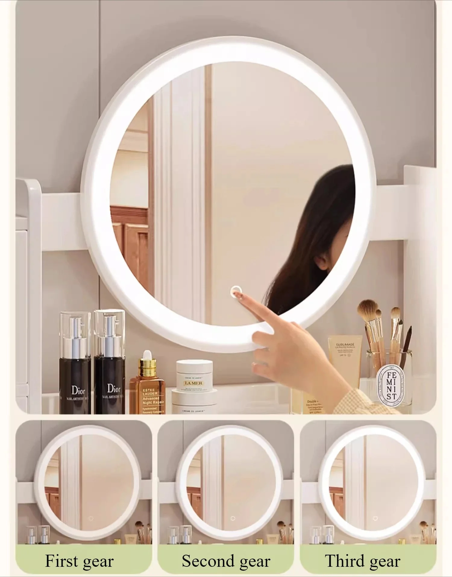 Dressing table with LED Mirror - Image 3