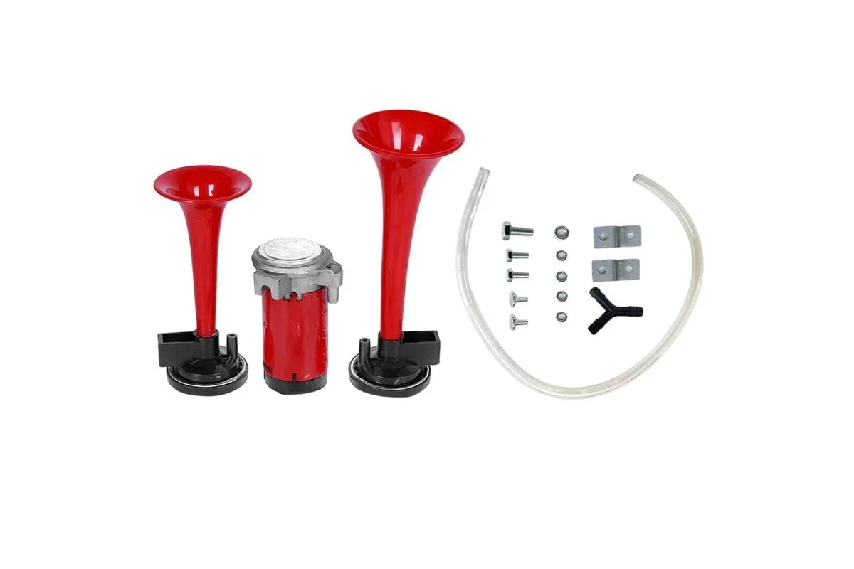 Dual Air Horn 12V Dixie Duke Of Hazzard Horn Set Super Loud Car Horns - Image 2