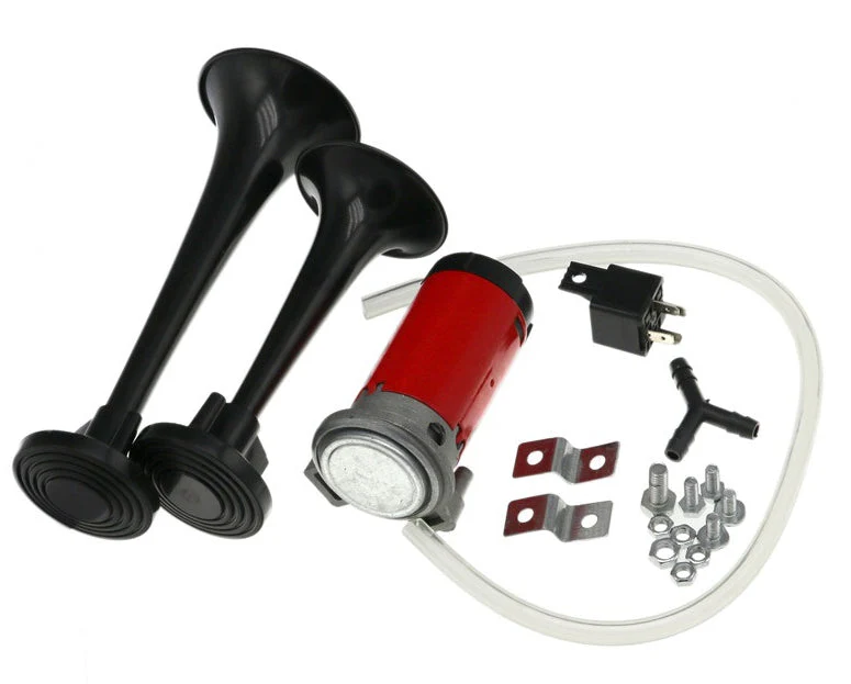 Dual Air Horn 12V Dixie Hazzard Horn Set Super Loud Car Horns - Image 2
