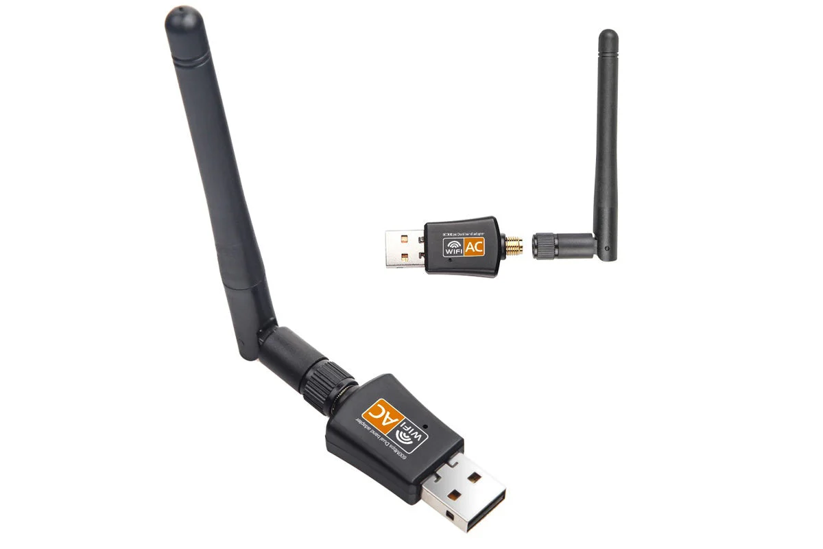 Dual Band USB WiFi Adapter Dongle Wireless Network Laptop Antenna 2.4G 5G - Image 2