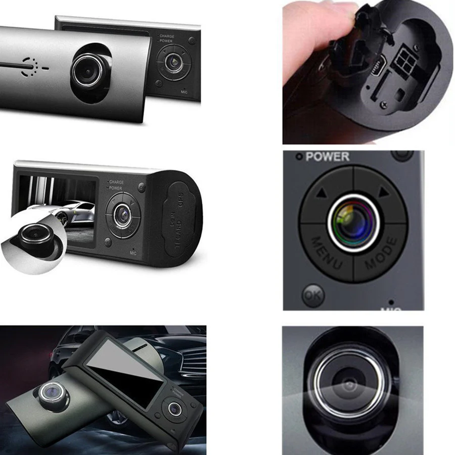 Dual Car Dash Camera with GPS - Front and Rear - Image 6