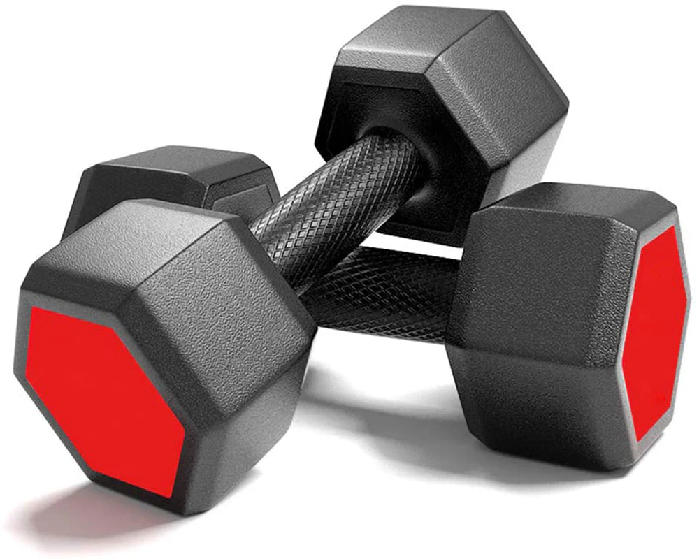 Dumbbell Set - 2 X 10kg hex weights - Image 8