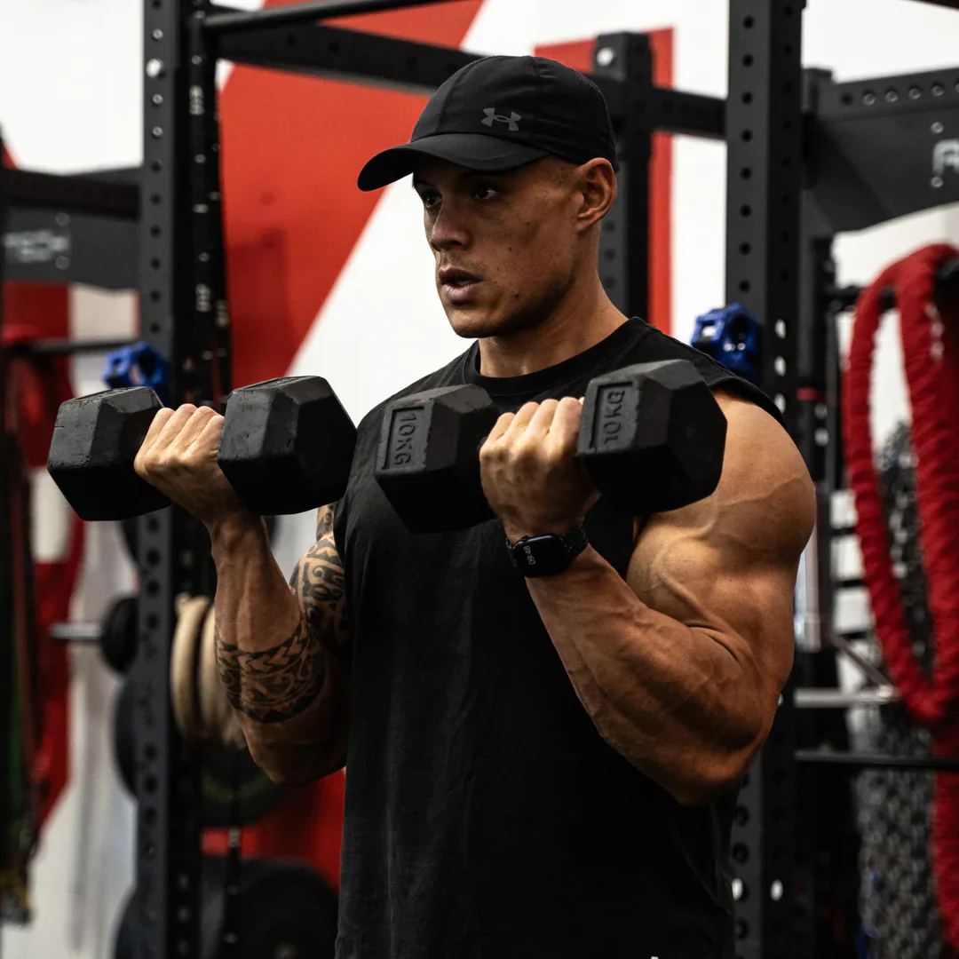 Dumbbell Set - 2 x 10kg Hex Weights - Image 4