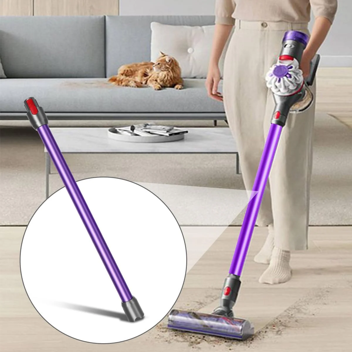 Dyson Replacement Release Wand for Dyson V11 V15 V10 V8 V7 - Image 7