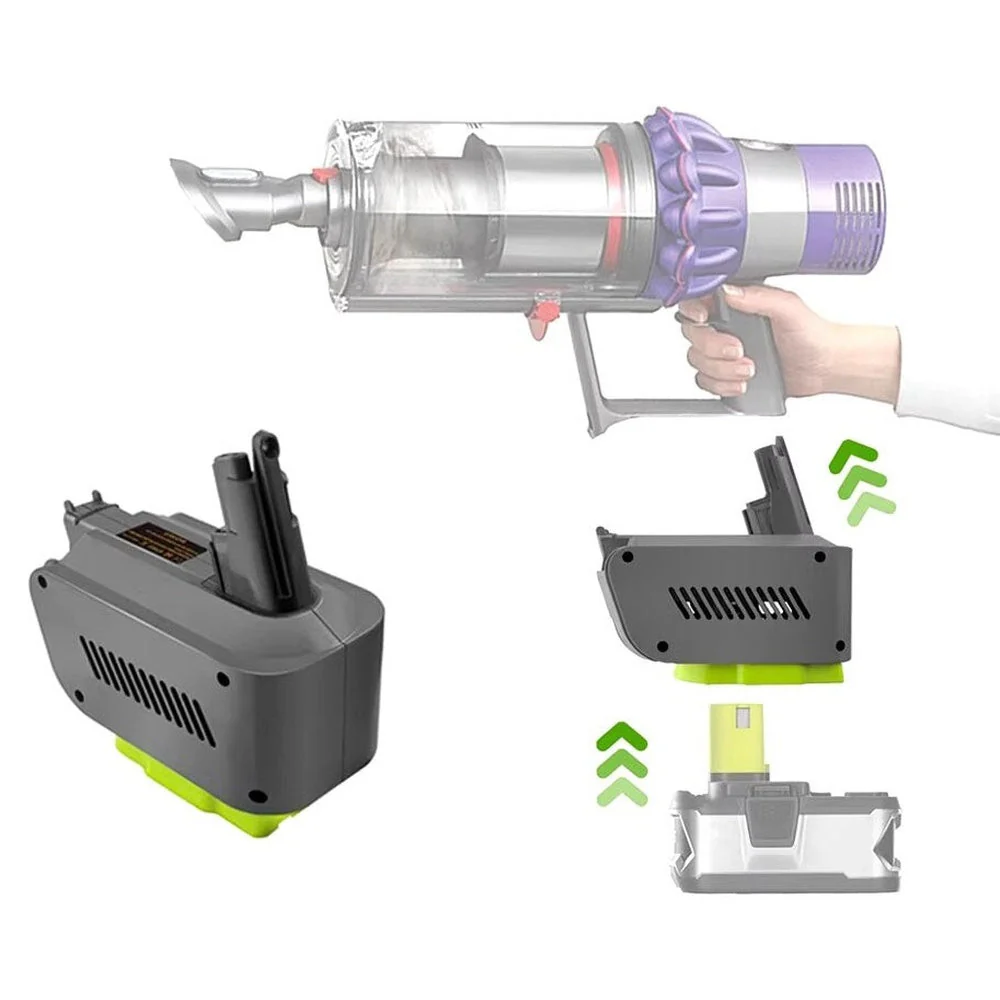 Dyson V10 Adapter for Ryobi 18V Lithium Battery Converter
