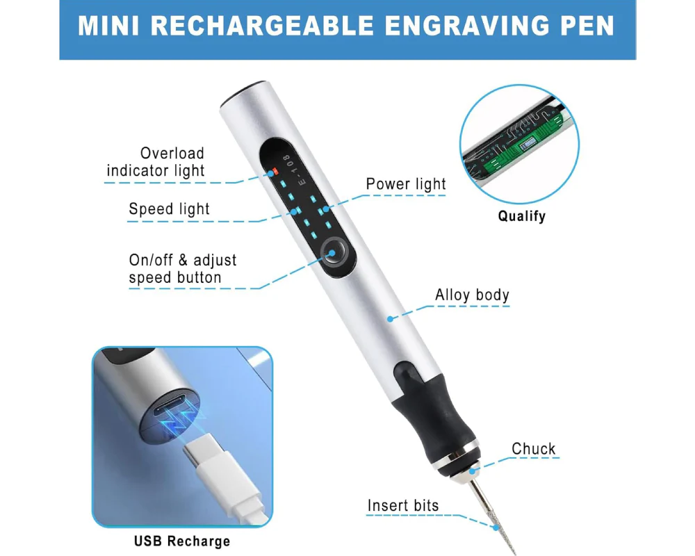Electric Engraving Pen Kit - Image 4