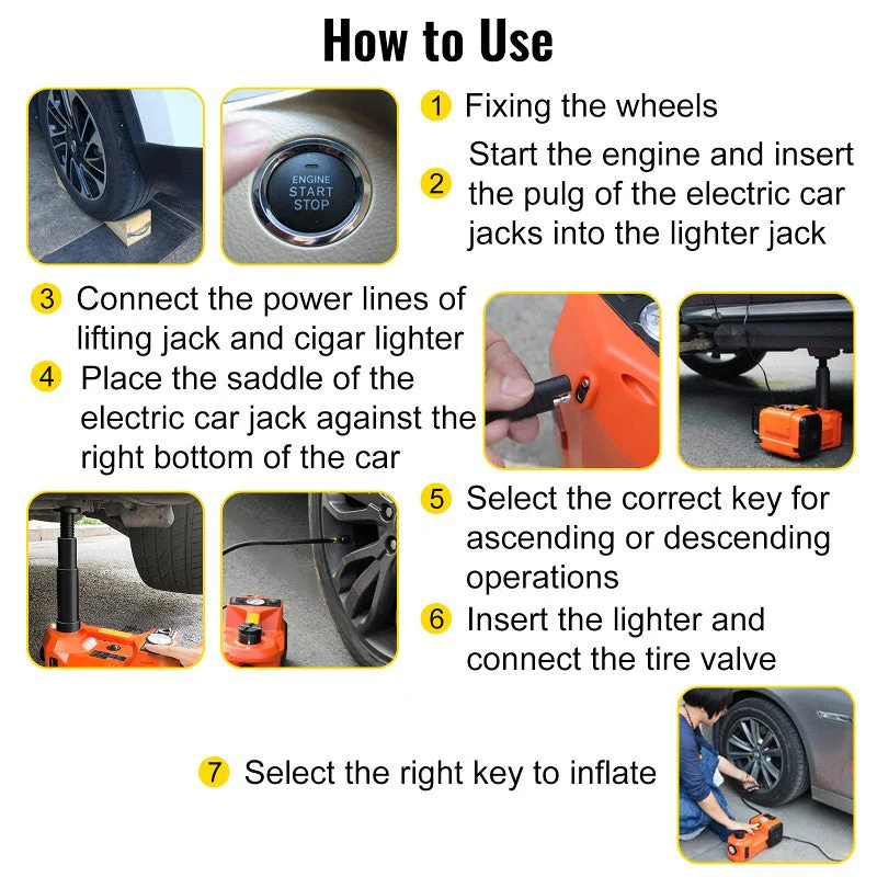 Electric Hydraulic Car Jack 5 Ton - Image 6