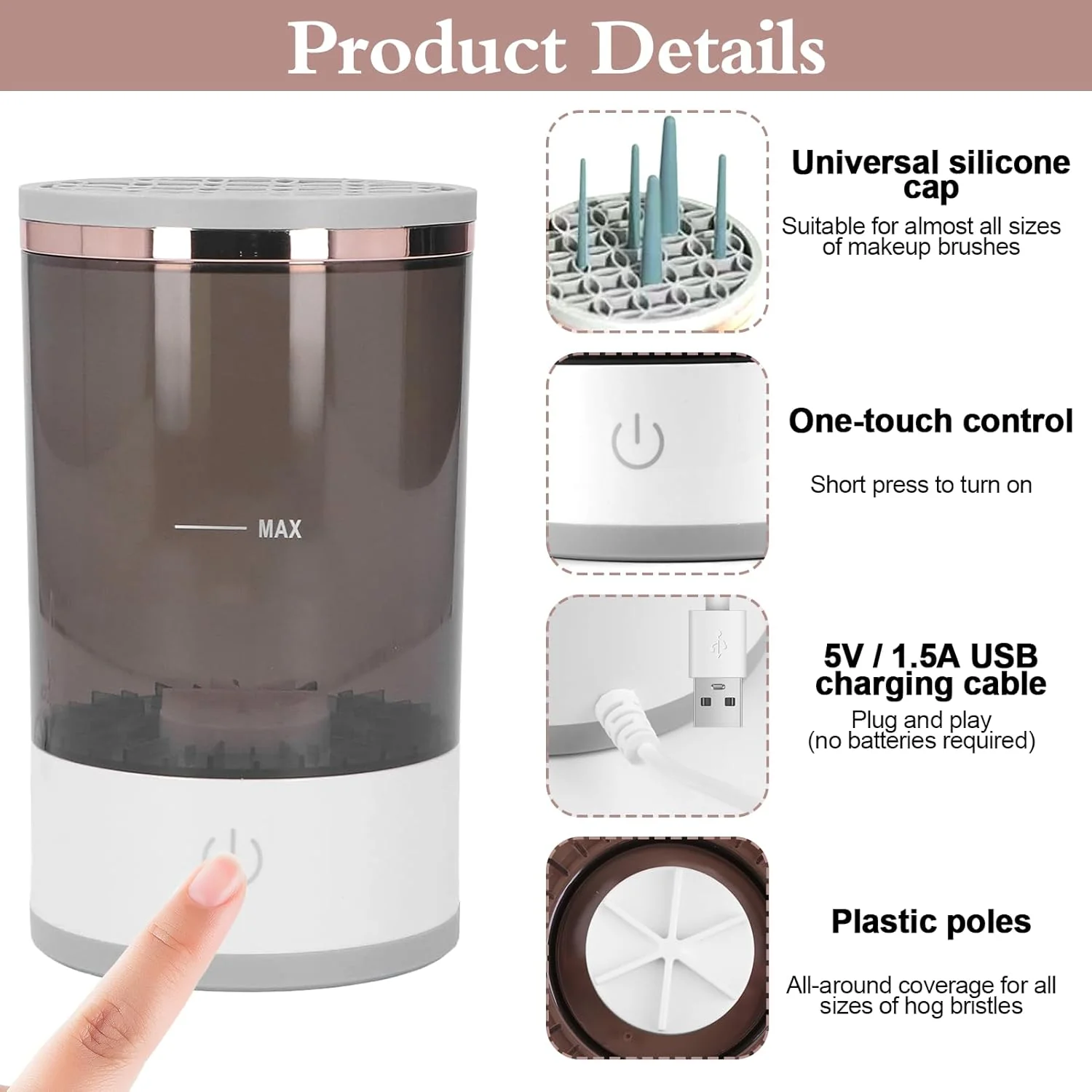 Electric Makeup Brush Cleaner - Image 5
