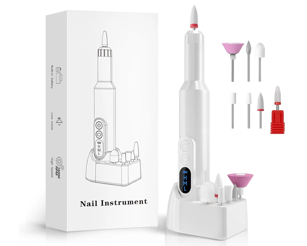 Electric Nail File Drill Manicure Set Rechargeable - Image 2