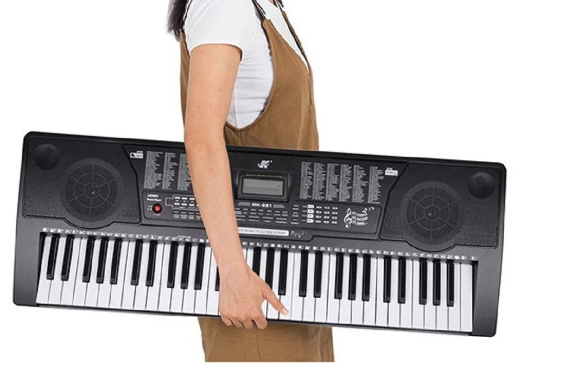 Electronic Piano Keyboard Piano with Stand Headphone and Stool - Image 3