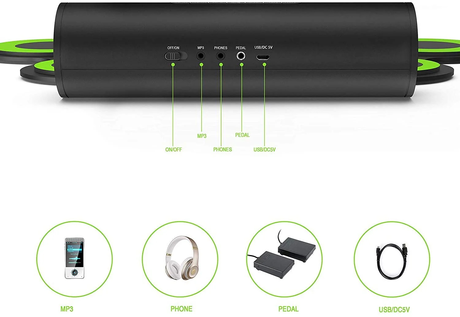 Electronic Roll Up Drum Kit - Image 5