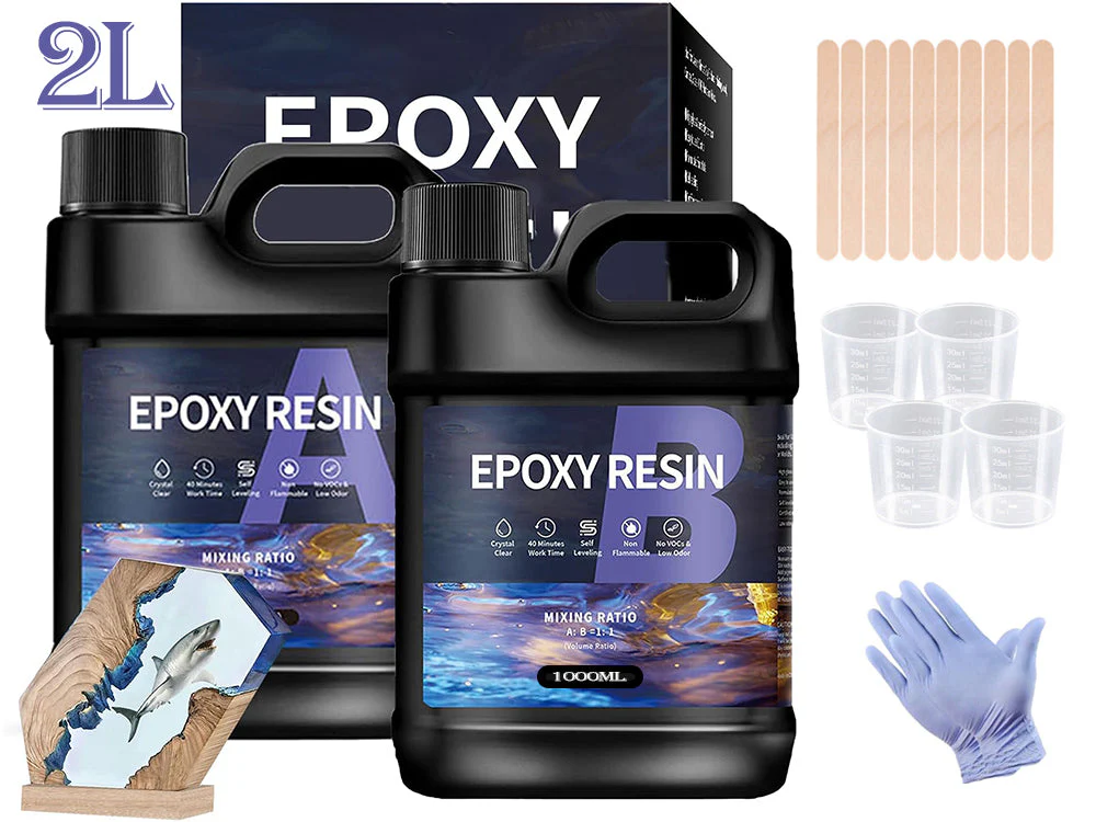 Epoxy Resin 1:1 2000ml Kit - Image 3
