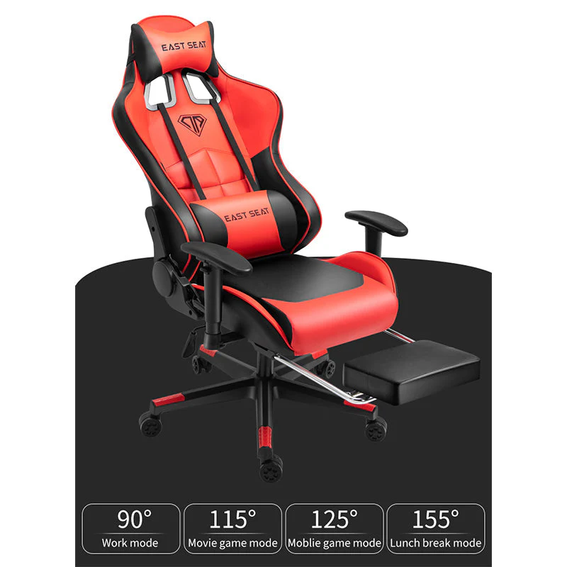 Gaming Chair – Ergonomic Reclining Gaming Chair with Footrest - Image 41