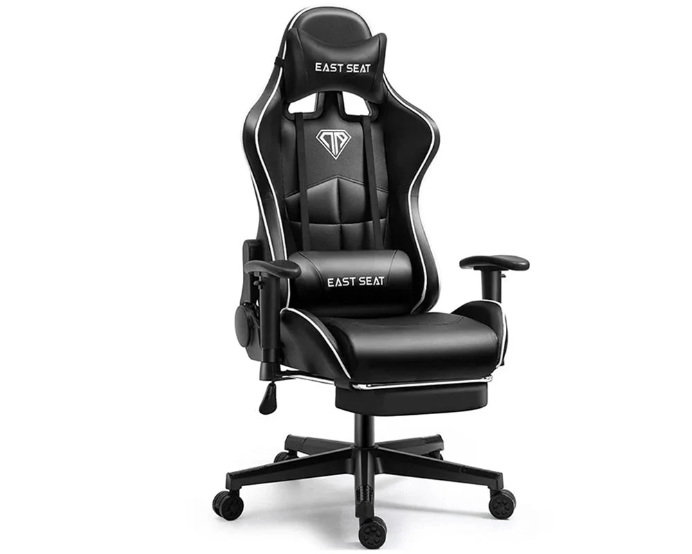 Gaming Chair – Ergonomic Reclining Gaming Chair with Footrest - Image 46