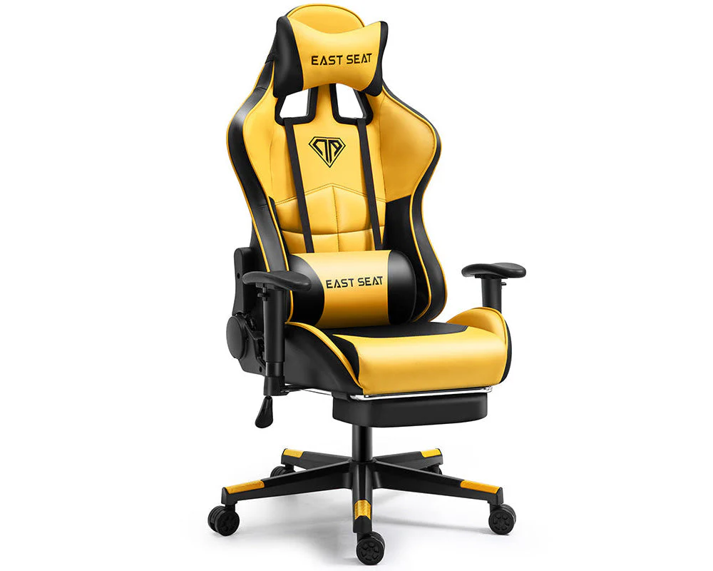 Gaming Chair – Ergonomic Reclining Gaming Chair with Footrest - Image 5