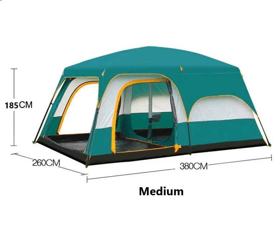 Clearance!!! Family Outdoor Camping Tent – Double Layer, Family Cabin Tent - Image 3