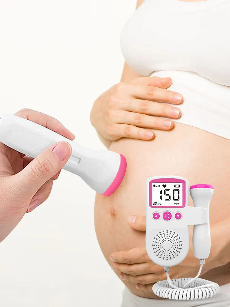 Fetal Doppler Baby Heart Monitor – LCD Display Pregnancy Heartbeat Detector - Image 2
