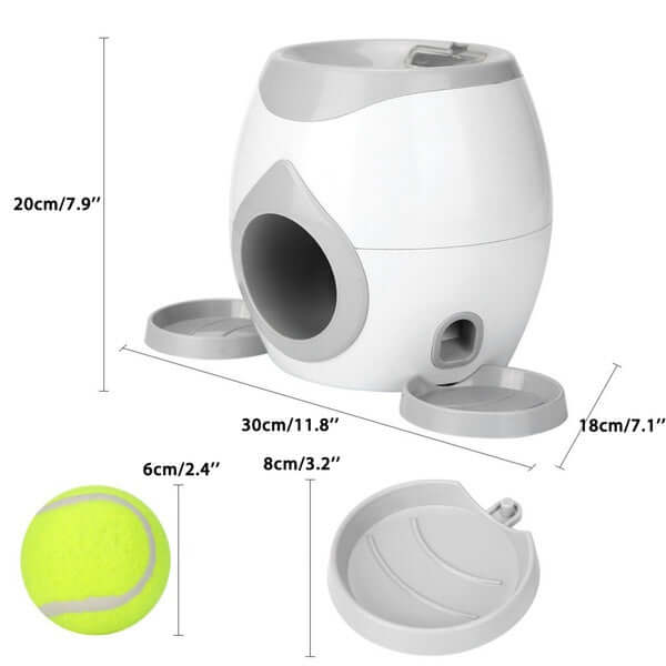 Fetch-N-Treat Dog Toy Tennis Ball Machine Fetch and Treat Toy - Image 9