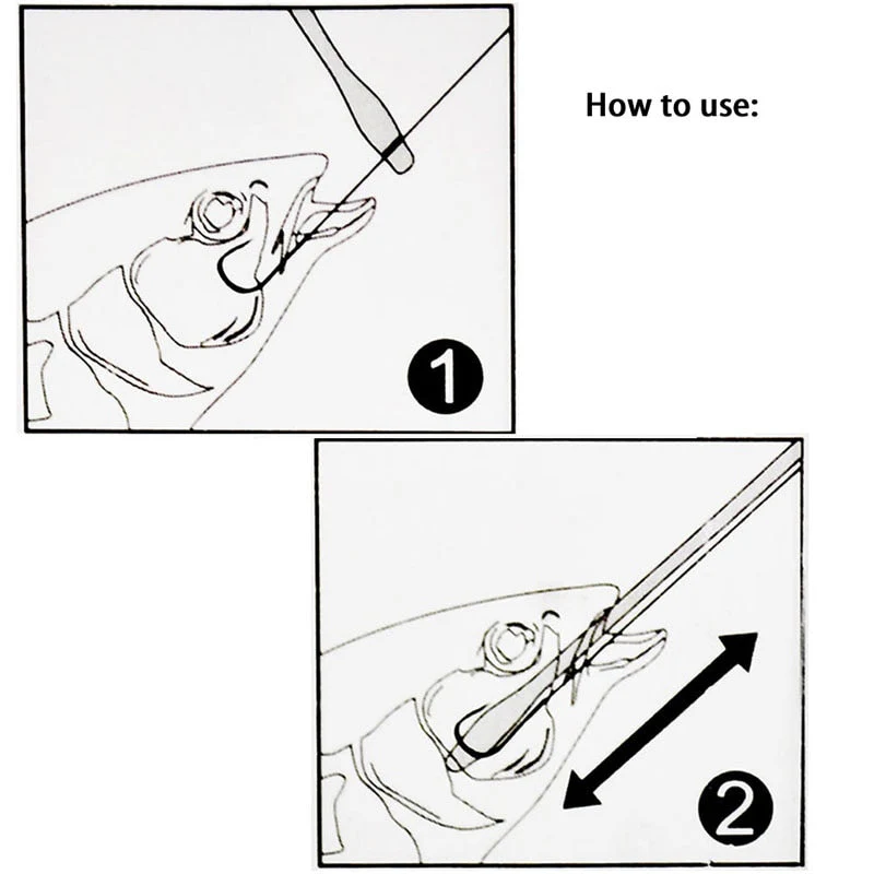 Fishing Hook Remover Detacher Extractor Fishing Tackle Removal Tool With Strap - Image 6