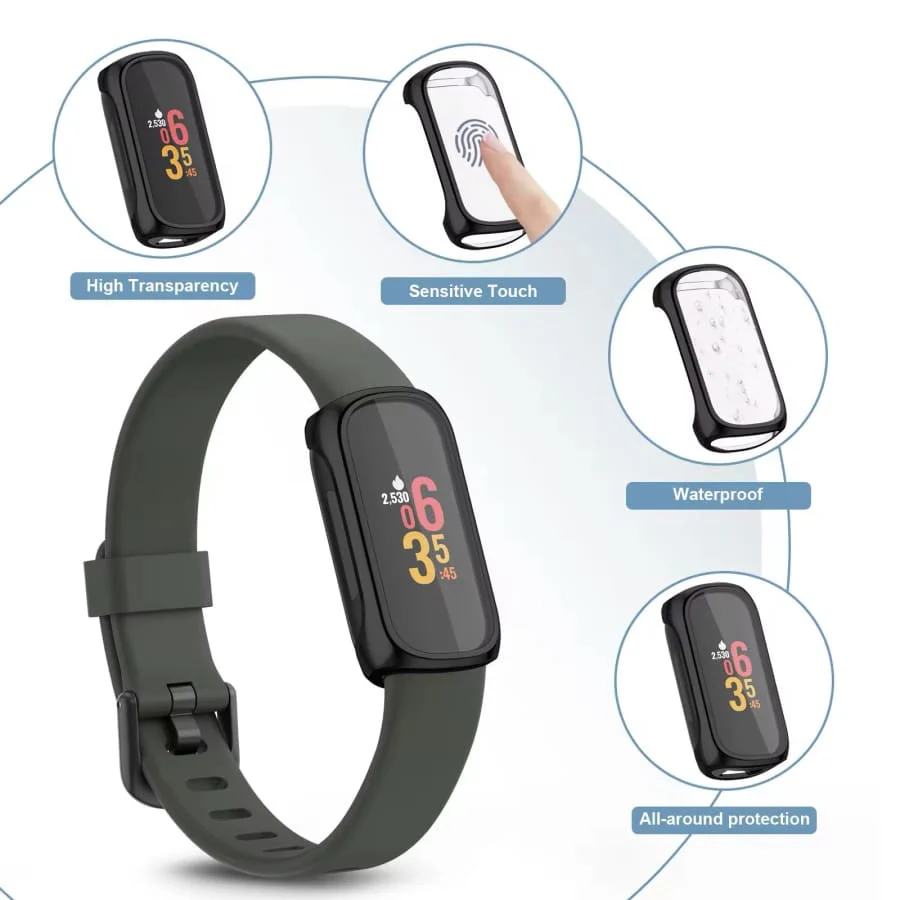 Protective Case for Fitbit Inspire 3 (Black) - Image 2