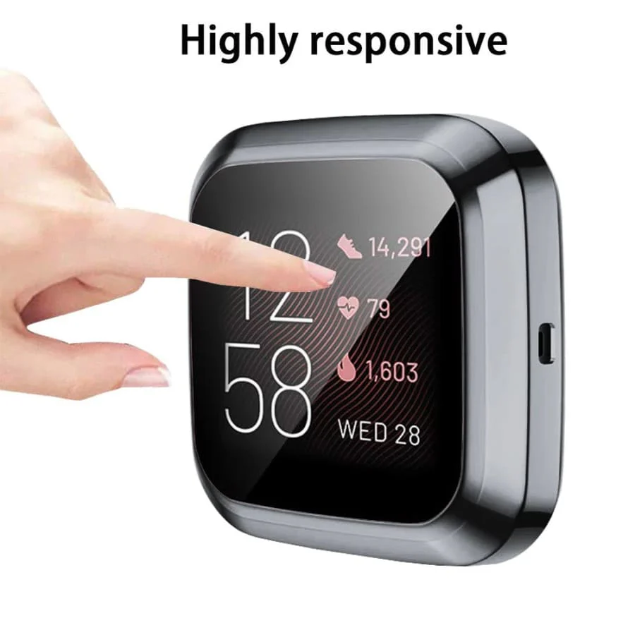 Protective Case for Fitbit Versa 2 (Black) - Image 3