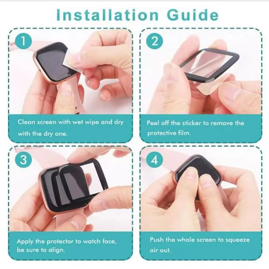 Screen Protector for Fitbit Versa 4 - Image 5