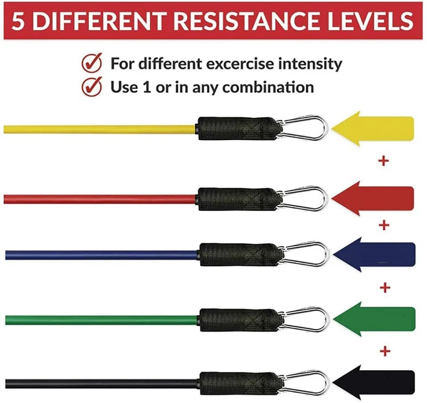 Fitness Exercises Resistance Bands Set - Image 9