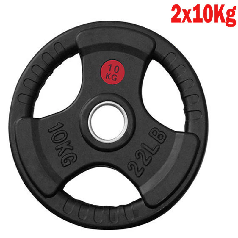 Fitness Olympic Bumper Weight Plates 10Kgx2 - Image 3