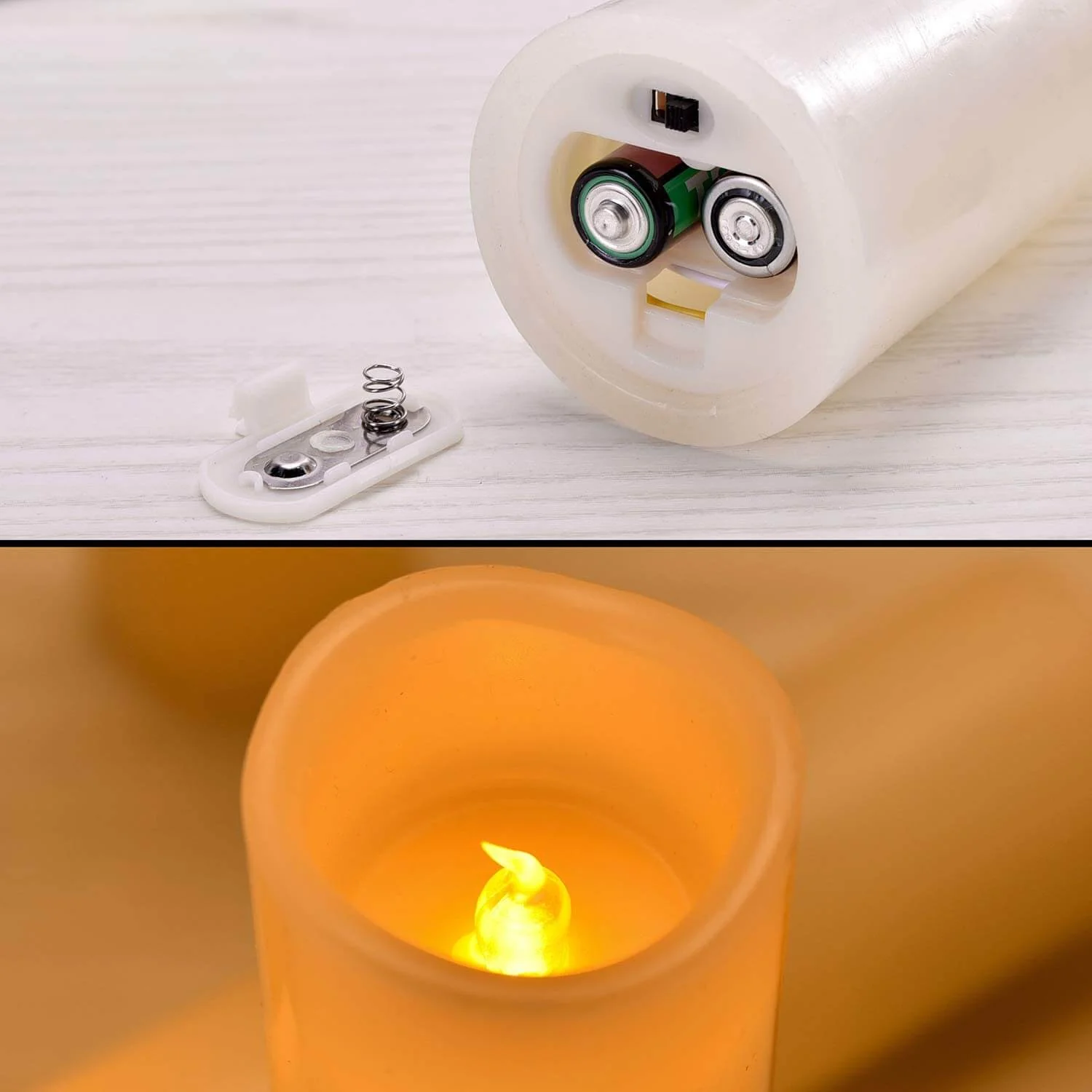 Flameless Candles Battery Operated With Remote - Image 3