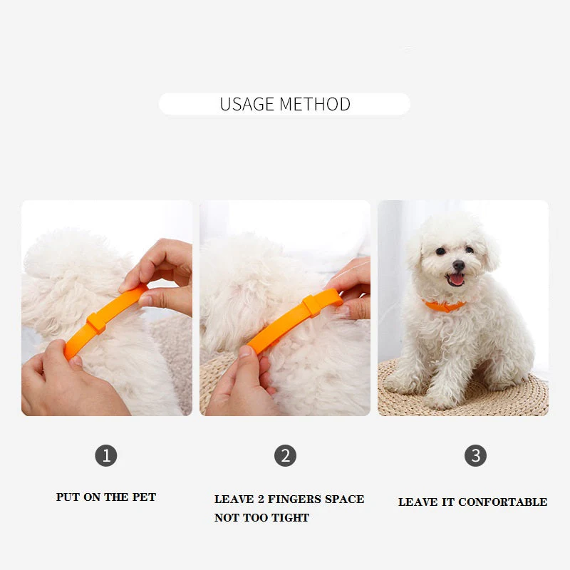 Flea and Tick Collar for Dogs, 8-month Flea and Tick Collar for Dog 63.5cm - Image 8
