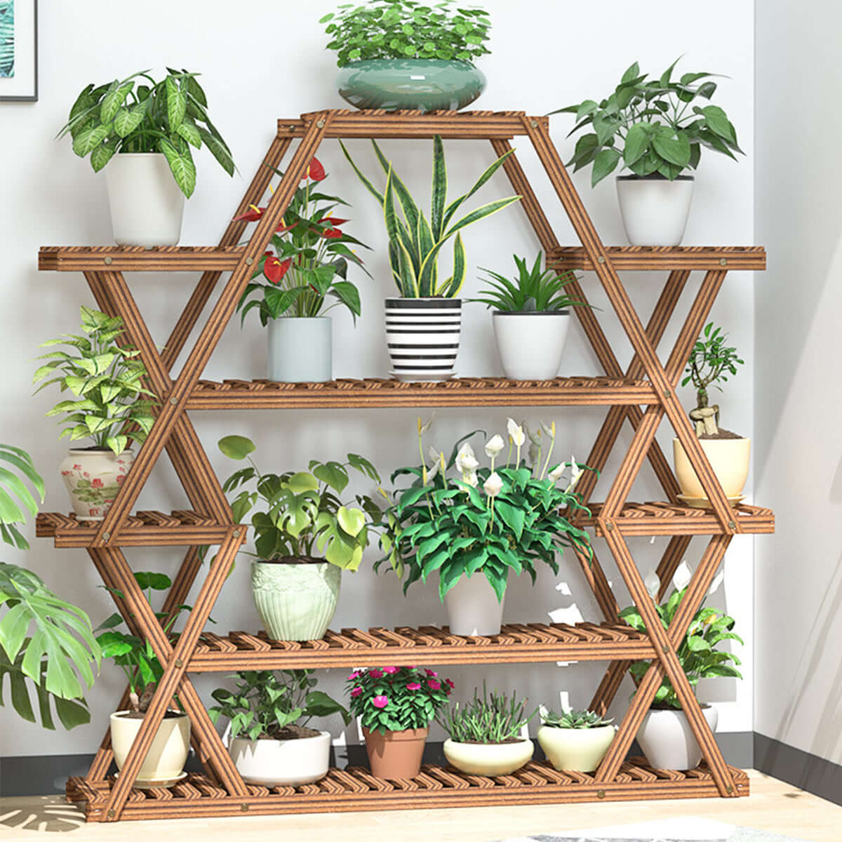 Flower Pot Plant Pot Stand Rack - Image 7
