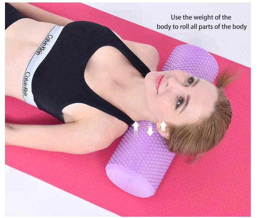 Foam Roller Yoga Roller 60cm Purple - Image 4