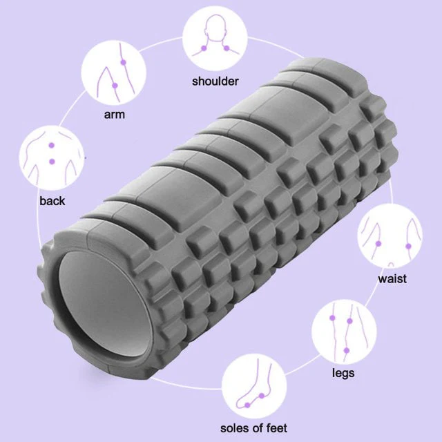 Foam Roller Yoga Roller Gray - Image 5