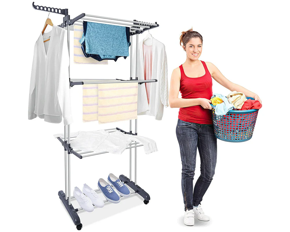 Foldable Clothes Drying Rack - Image 11