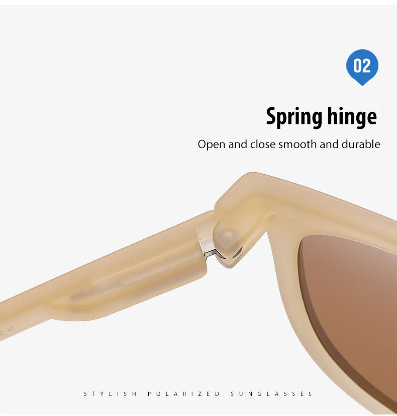 Foldable HD Polarized Lens Sunglasses Anti-Blue Ray Hydrophobic - Image 8