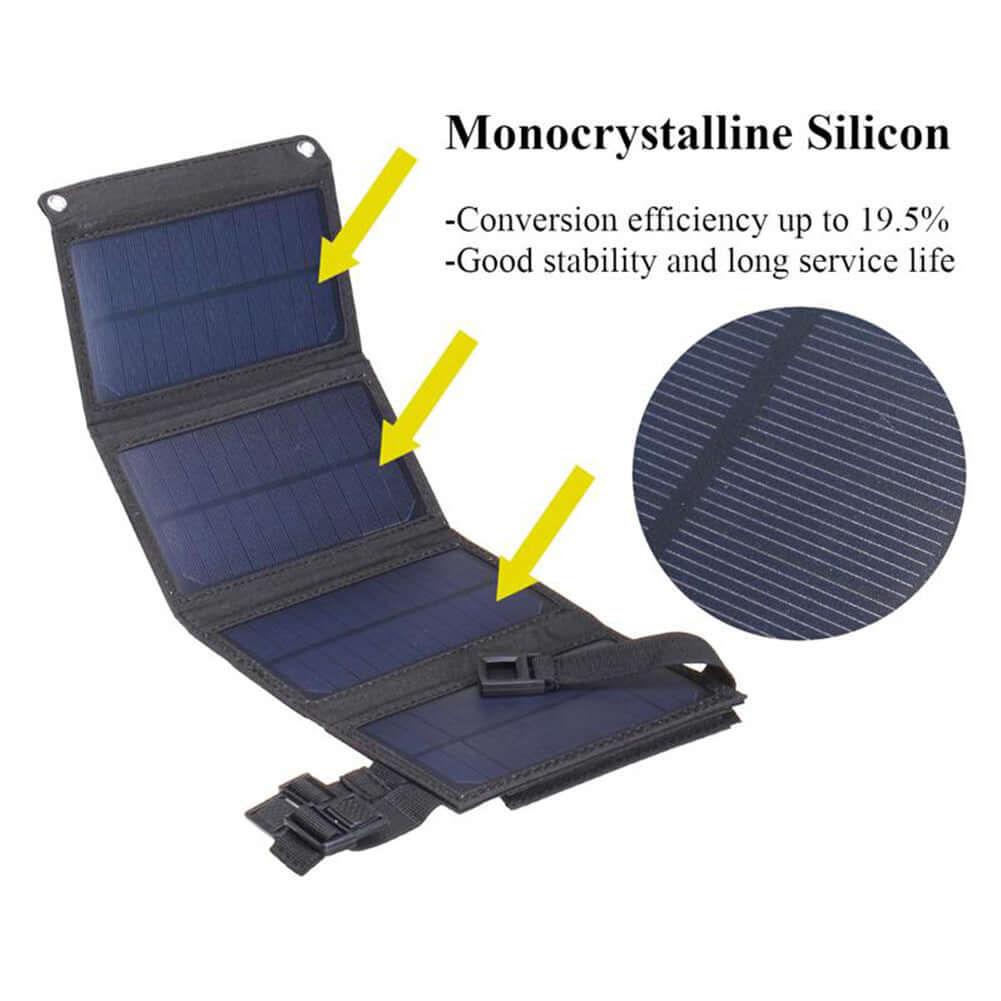 Foldable Solar Panel 30W Mobile Battery Charger - Image 5