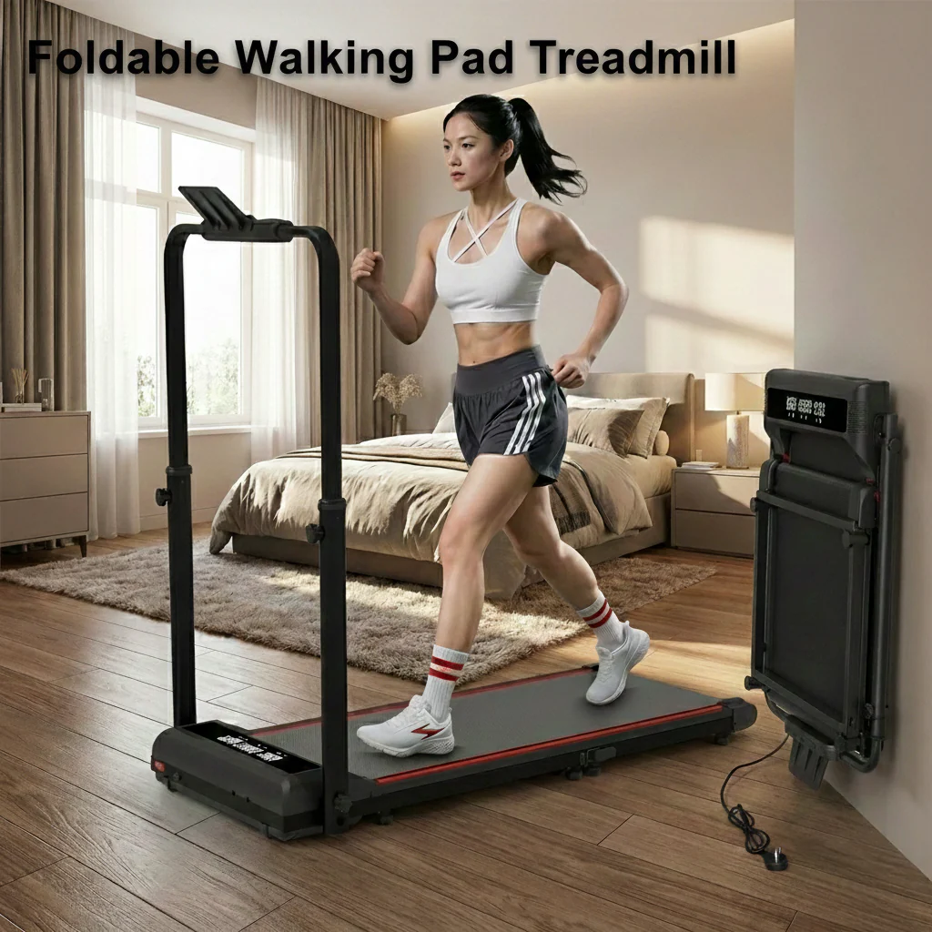 Foldable Walking Pad Treadmill Compact Flat - Image 13