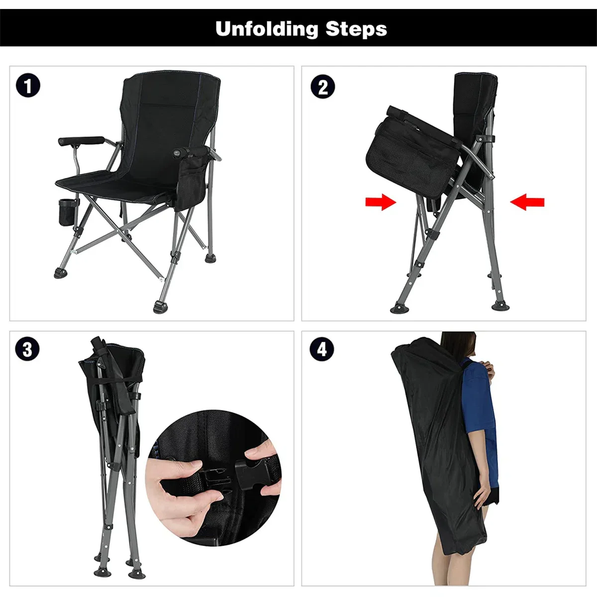 Folding Camping Chair Outdoor Chair - Image 11