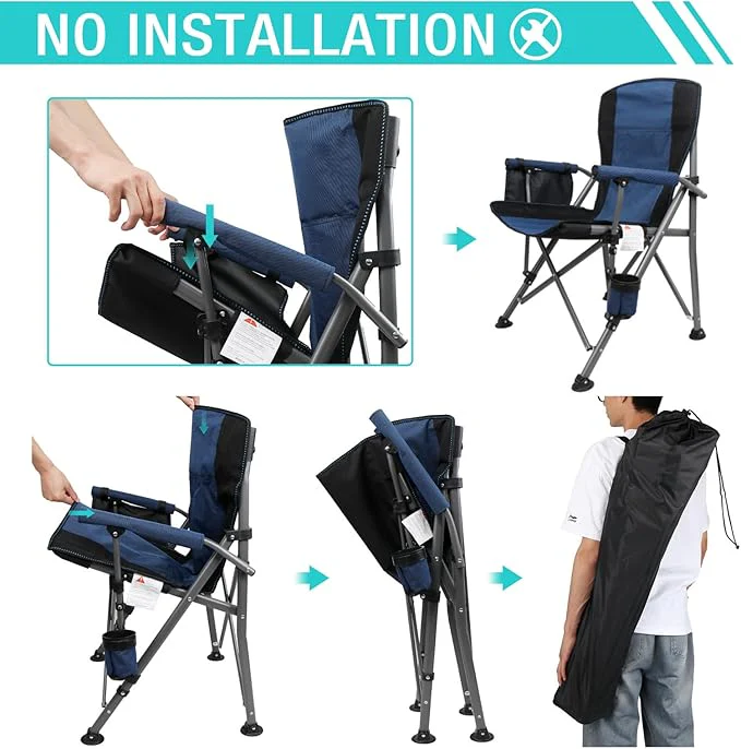 Folding Camping Chair Outdoor Chair - Image 7