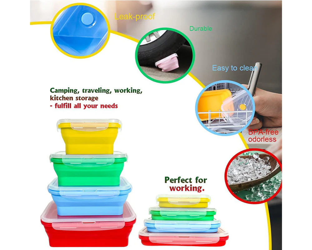 Food Storage Container 4pcs - Image 7