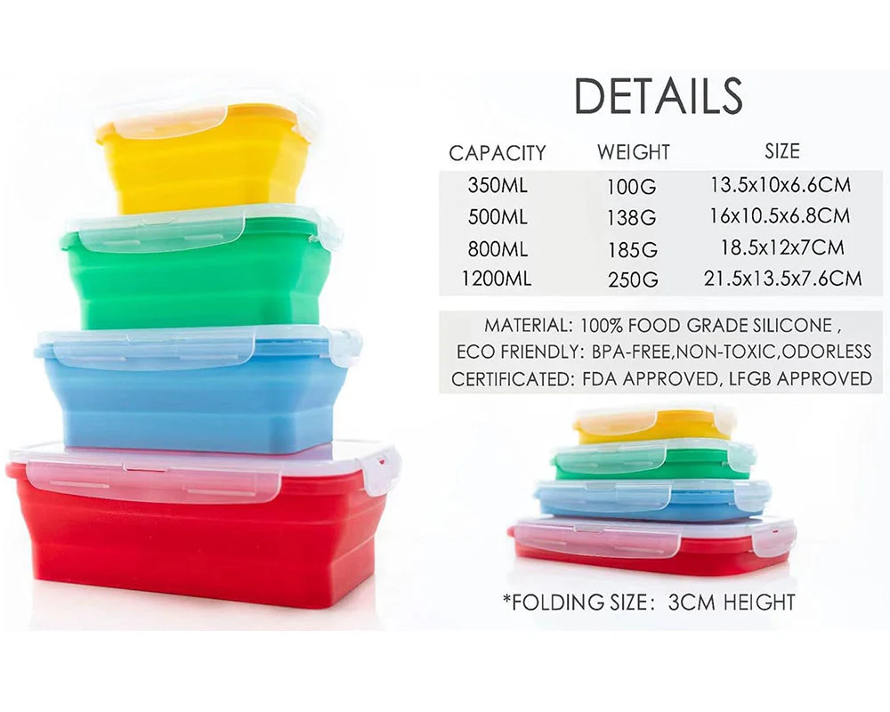 Food Storage Container 4pcs - Image 8